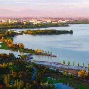 兰州新区文瀛湖二期建设进展顺利，生态治理与景观提升齐头并进